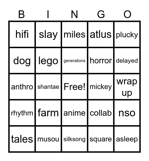 dcbnhwi8o3horh9 Bingo Card