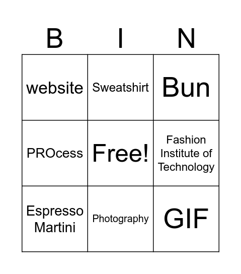 Farewell, Kim! Bingo Card