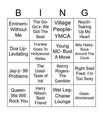 Radio Bingo ABC Coverall Bingo Card