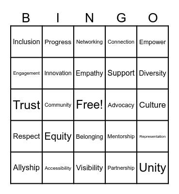 Connecting Our Mosaic! Bingo Card