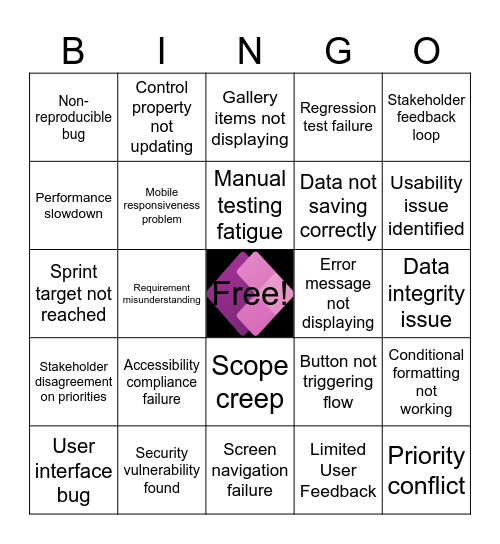 Hybrid Engineering Bingo Card