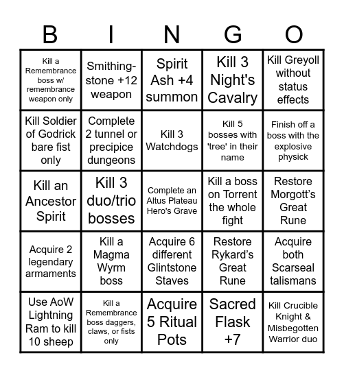 kml,10 Bingo Card