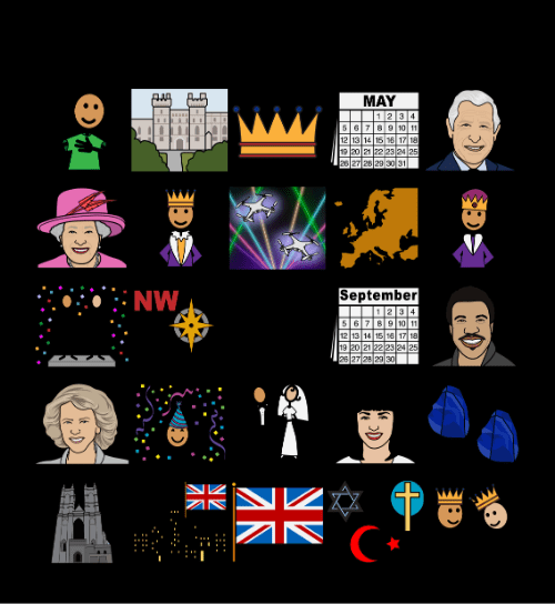 Coronation of King Charles III Bingo Card