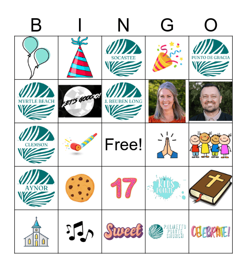 Happy 17th Anniversary PPC! Bingo Card