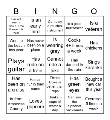 Methodist Hospital Atascosa Bingo Card