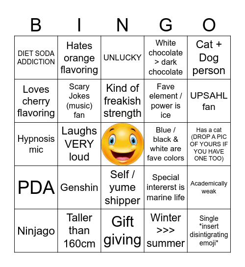 KAE'S BINGO!! Bingo Card