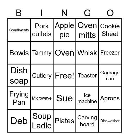 Crestview Bingo Card