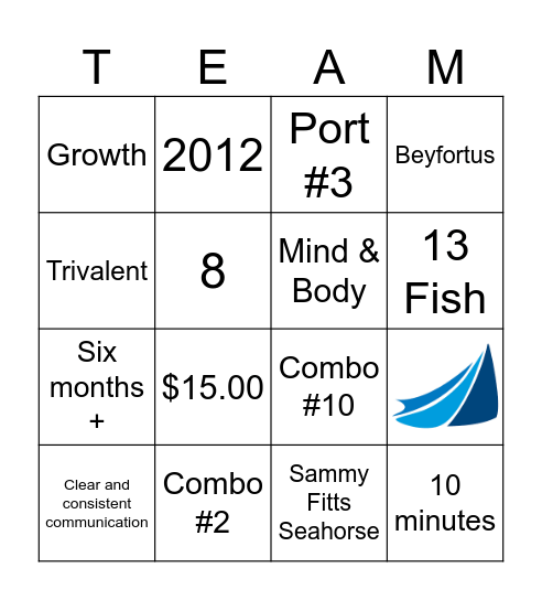 Pirate Pediatrics' Bingo Card