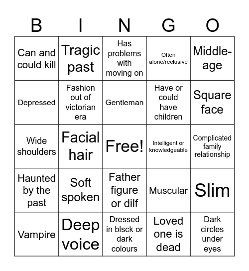 Maja-baja-bingo Card