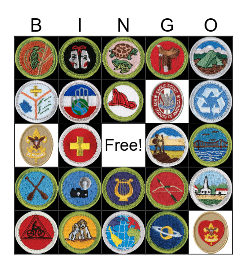 Scout Bingo Card