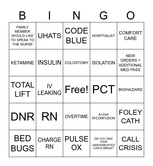 MACU BINGO Card