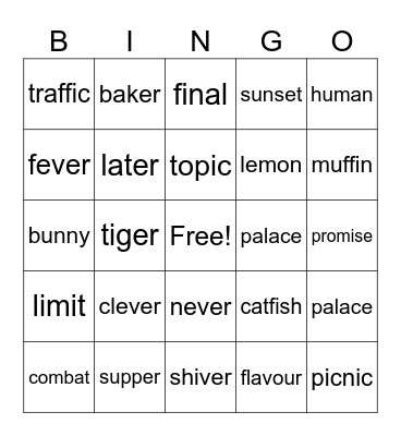 V.CV Bingo Game Bingo Card