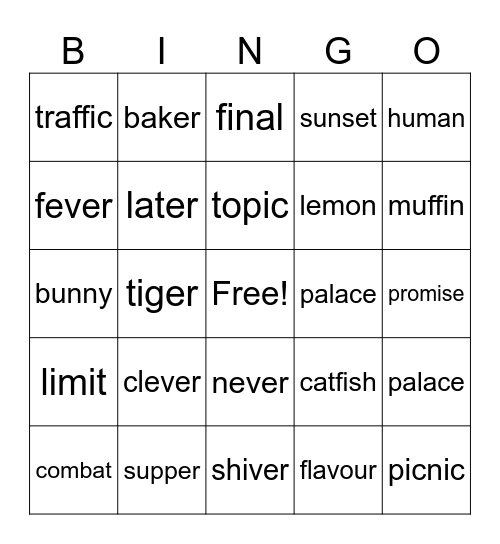 V.CV Bingo Game Bingo Card