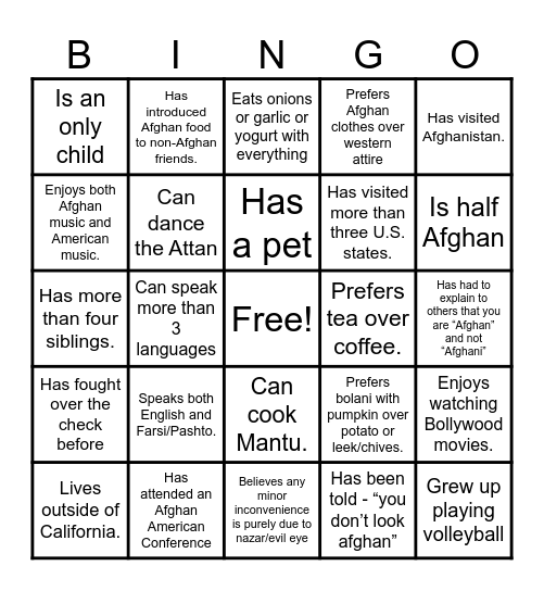 AAC - Cohort 18 - 2024 Bingo Card