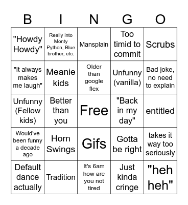 Soy Triste Bingo Card