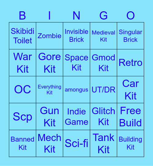 BUILD YOUR BASE AND TROOPS BINGO Card