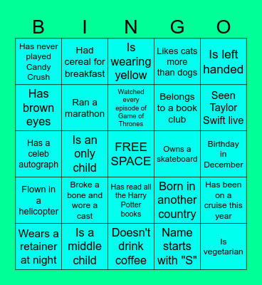 AZInspire 2024 Bingo! Bingo Card