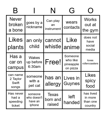 Learning Centers - Fall 2024 Bingo Card