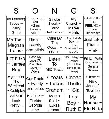 Things 2.0 Bingo Card