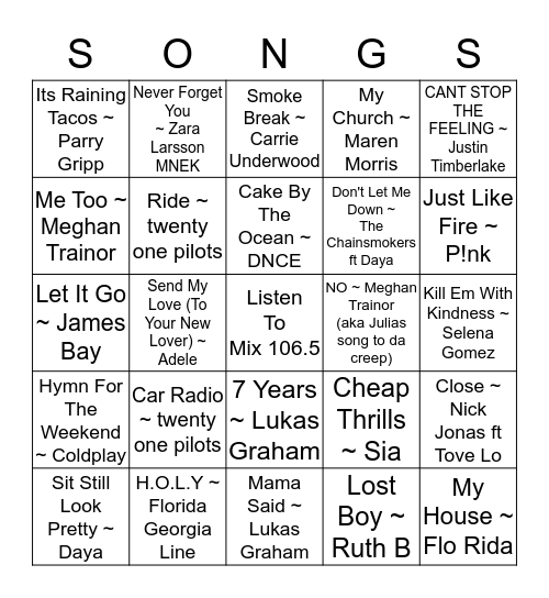 Things 2.0 Bingo Card