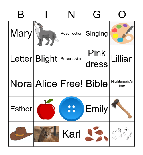 North Woods Bingo Card