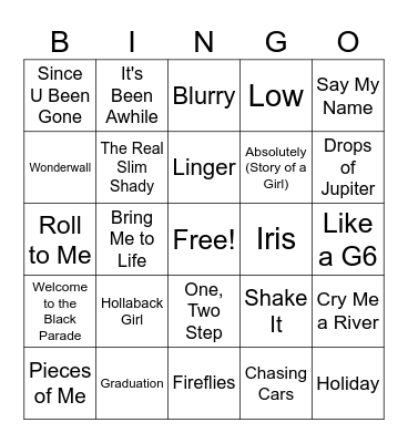 Millennial Bingo #3 Bingo Card