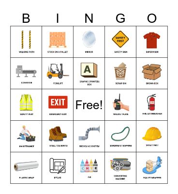 Plant Tour Bingo Card