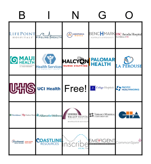 Benchmark Bingo Card