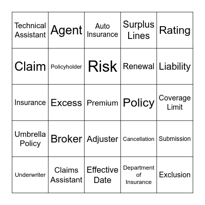 Labor Day Bingo! Bingo Card