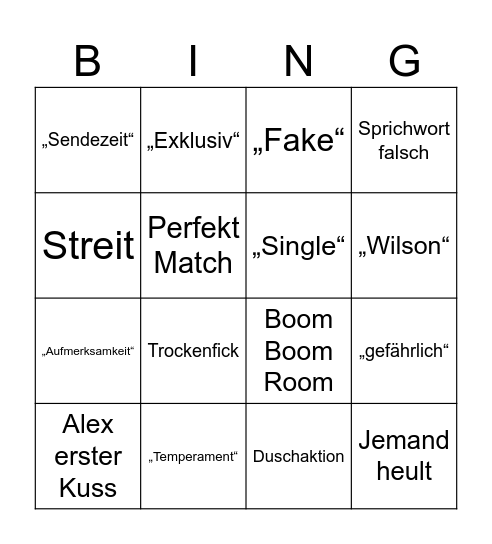 Ayto <3 Bingo Card