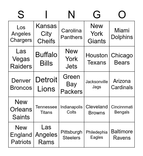 2024 NFL Draft Walkout Songs Bingo Card