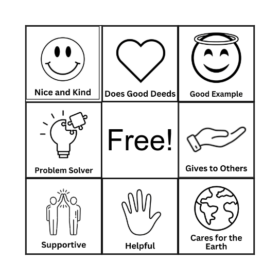 What is a Leader? Bingo Card