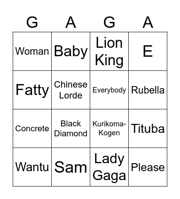 Sam Chat Connections Bingo Card