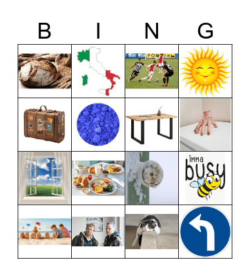 Hallo! Bingo Card