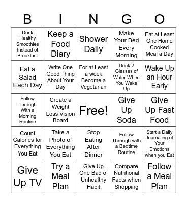 TOPS Group Bingo Card