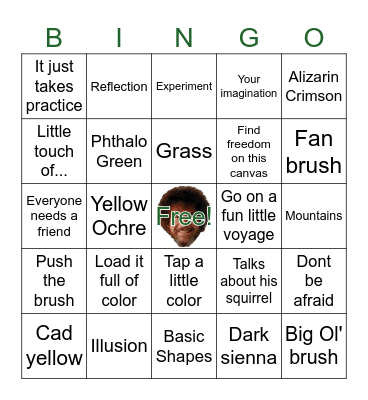 Happy Little BINGO Card