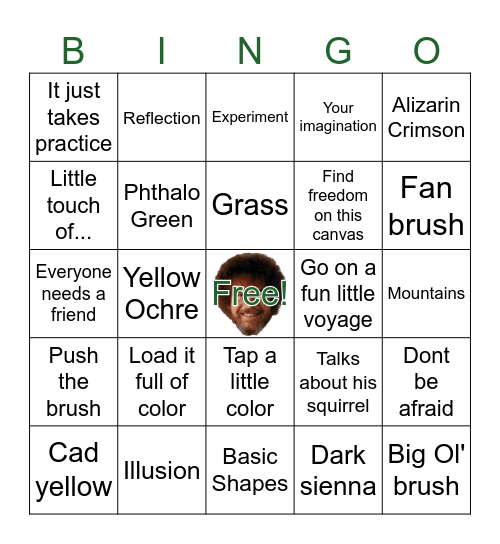 Happy Little BINGO Card