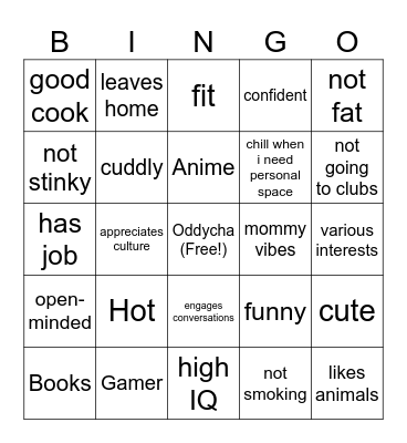 Baba bingo Card