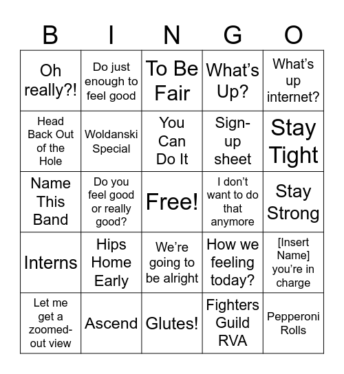 X-Factor 10th Anniversary Bingo Card