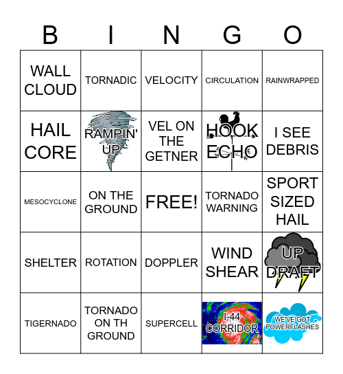 TORNADO BINGO Card