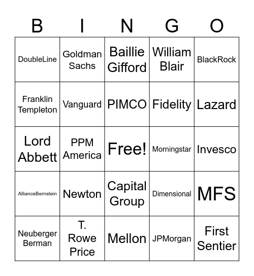 Jackson Olympics Bingo Card