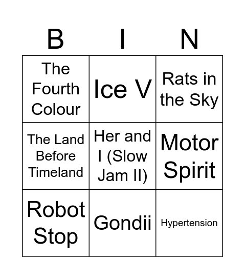 Asheville Bingo Card