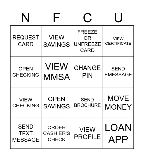 DIGITAL BINGO Card