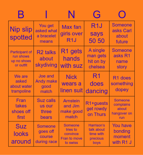 BP2 Bingo Card