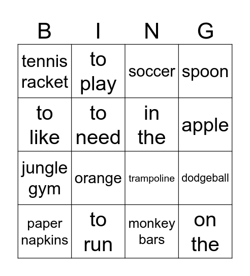 REVIEW 6 Bingo Card