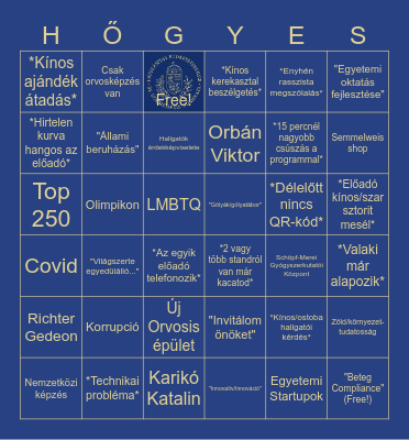 Summer Show Shitposting Bingo Card