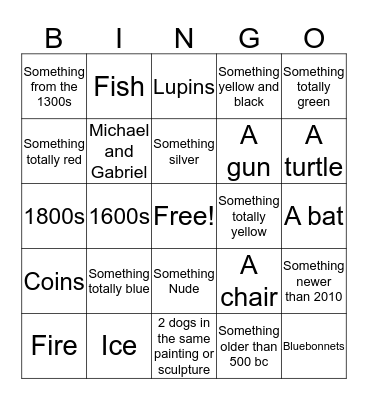 SAMA bingo Card