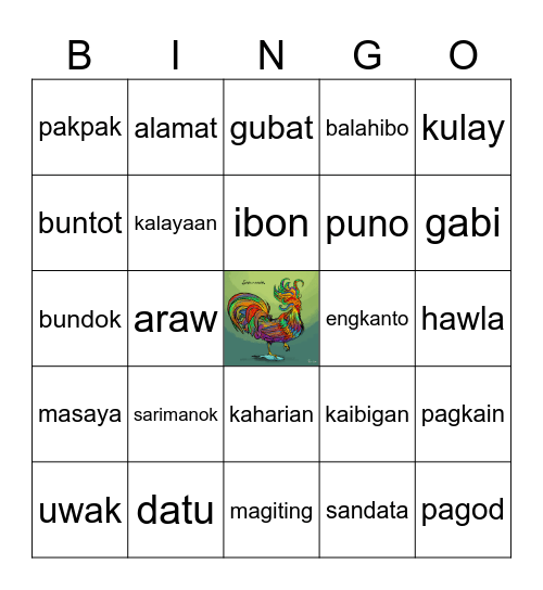 BUWAN NG WIKA Bingo Card