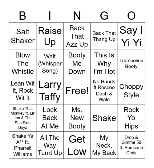 Round 5 Bingo Card