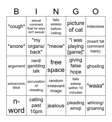 day in the life of thom Bingo Card